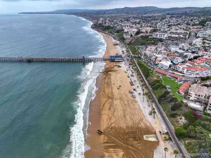 San Clemente’s sand expansion project wraps up ahead of holiday weekend
