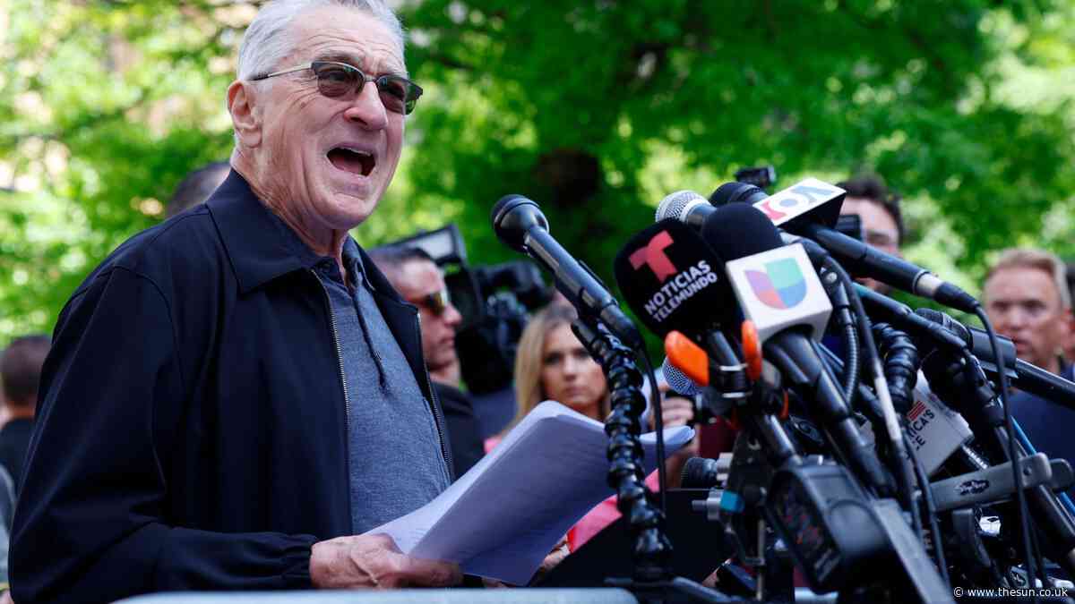 Raging Robert De Niro launches scathing attack on Donald Trump outside courthouse in New York City