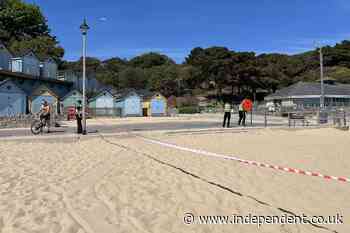 Man arrested on suspicion of murder over woman’s death on Bournemouth beach