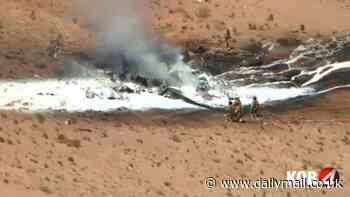 Military aircraft crashes at Albuquerque airport in New Mexico