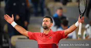 French Open: Novak Djokovic gibt sich in Runde eins keine Blöße