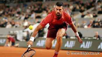 Djokovic uneven in first round win at French Open