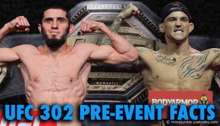 UFC 302 pre-event facts: Islam Makhachev, Dustin Poirier battle for history – and lightweight title