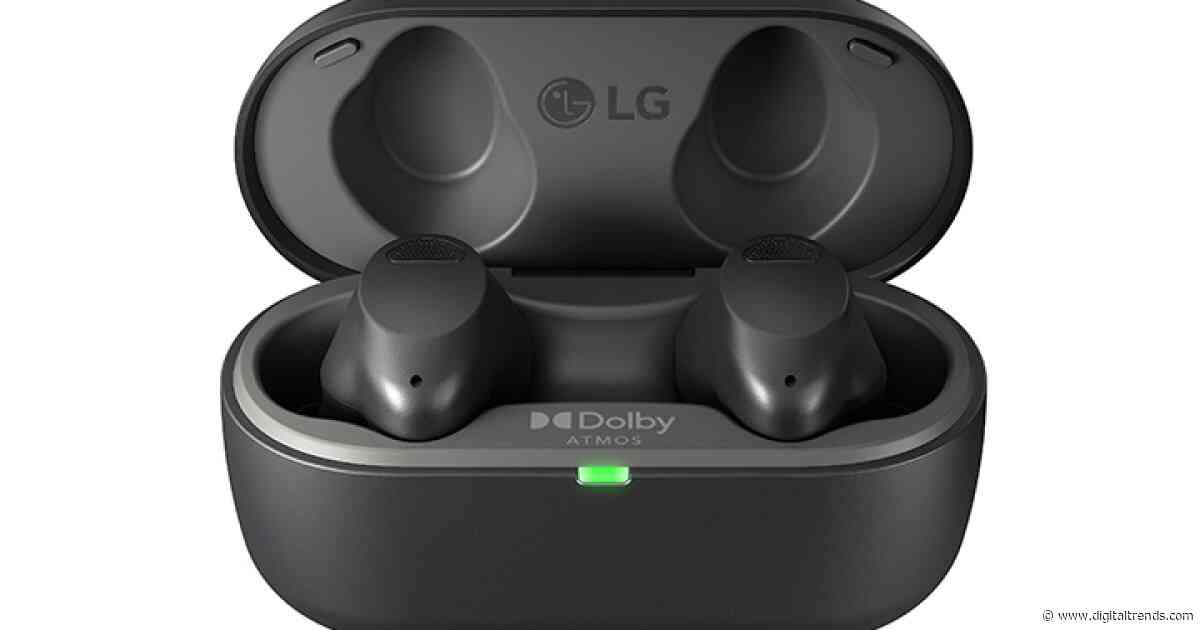 LG’s Tone Free T80 wireless earbuds come with head tracking — and a free portable speaker
