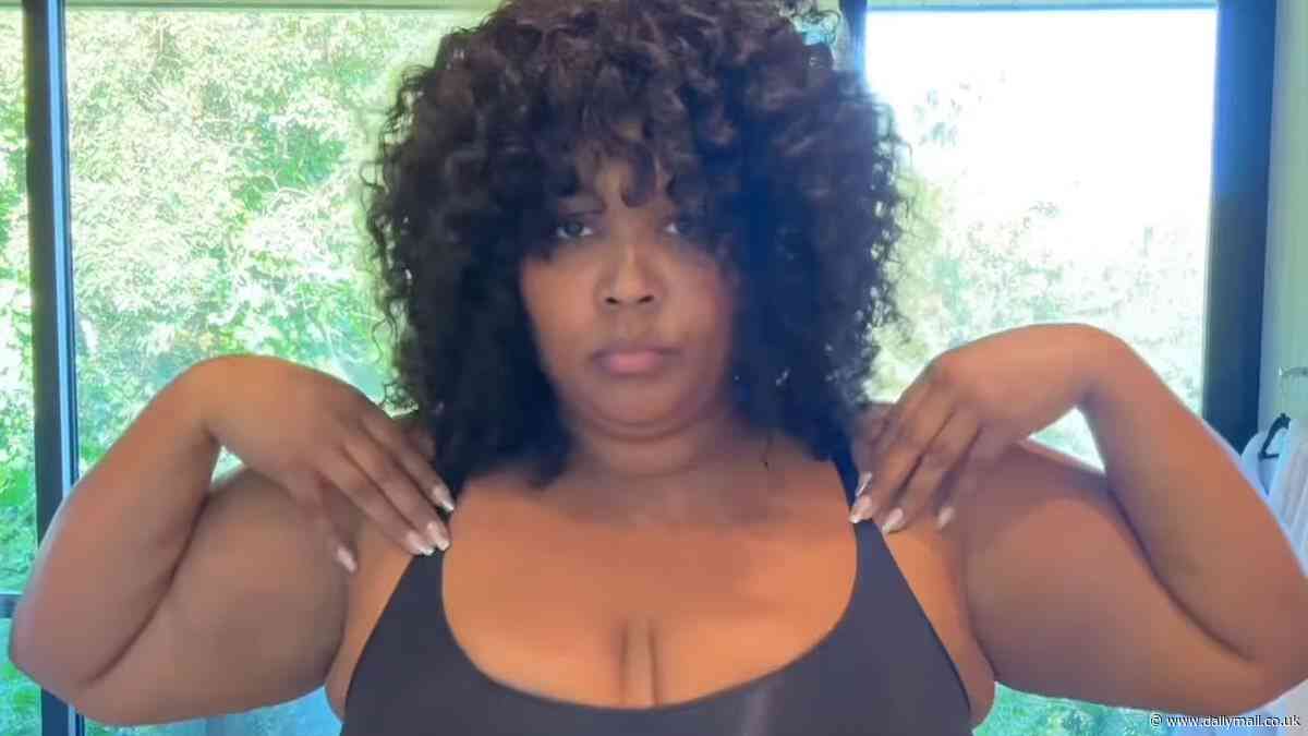 Lizzo proudly displays her curves in bodysuit from her Yitty line - after shrugging off South Park Ozempic episode that mocked her weight