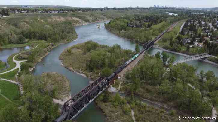 Teen dies after being hit by train in N.W. Calgary