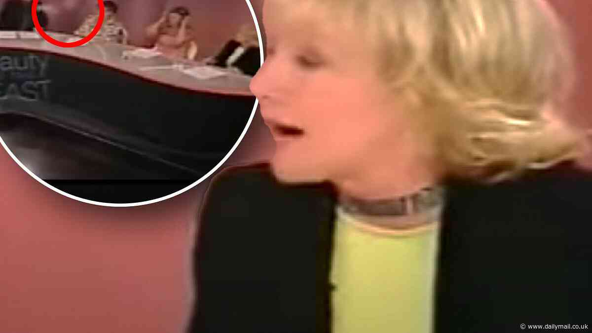 Australian TV's low point? Footage resurfaces of Beauty and the Beast star Stan Zemanek throwing a book at co-star Jan Murray on-air… as shock jock who didn't have the stomach to take on the infamous panel show speaks out