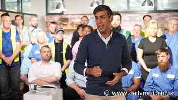 Prime Minister Rishi Sunak forced to defend why St George's Day is not a bank holiday during factory visit