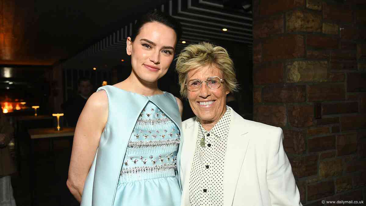 Daisy Ridley got a 'pat on the back' from swimmer Diana Nyad during 'trippy' encounter at Young Woman and the Sea premiere: 'It was the most surreal thing'