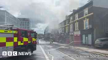 Public urged to avoid street following fire