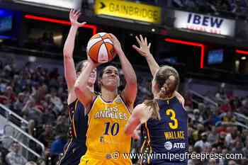 Los Angeles Sparks beat Indiana Fever 88-82
