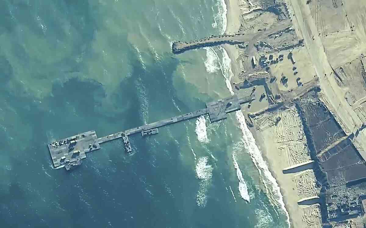 U.S.-built pier will be removed from Gaza coast and repaired after damage from rough seas