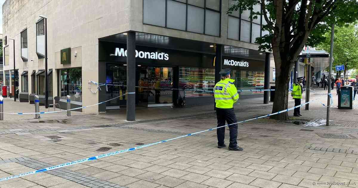 Members of the public disarm man after city centre stabbing