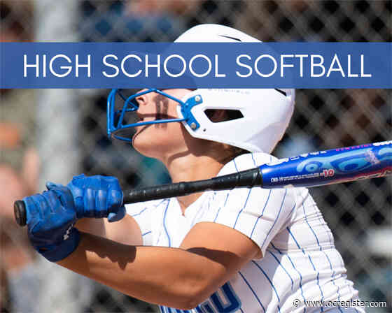 CIF SoCal Regional softball playoffs: Orange County scores from Tuesday’s games