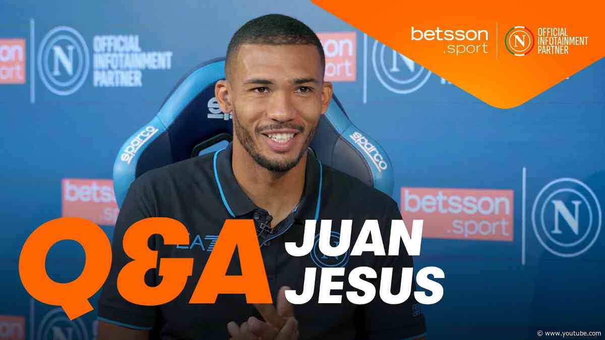 💙 SSC NAPOLI: Q&A CON JUAN JESUS | Presented by @BetssonSport