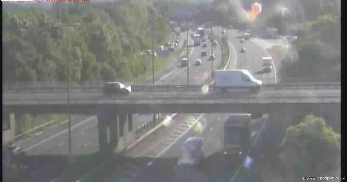 Live: M5 traffic delays following rush hour crash near Bristol