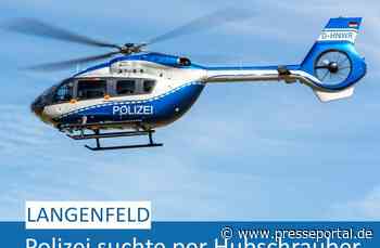 POL-ME: Polizei suchte per Hubschrauber nach vermisstem Senior - Langenfeld - 2405092