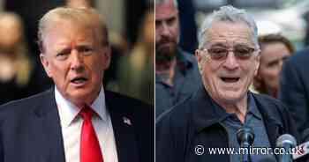 Donald Trump calls Robert De Niro 'pathetic' actor with 'derangement syndrome'