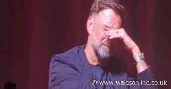 Jurgen Klopp breaks down in tears in front of John Bishop and hundreds of Liverpool fans