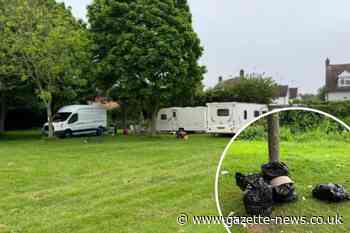 Colchester: travellers vacate King's Meadow and waste found