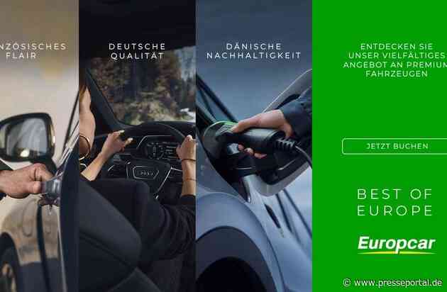 Europcar feiert 75. Geburtstag und startet als europäischer Marktführer Markenkampagne "Best of Europe"