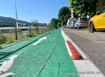 La piste cyclable réaménagée sur Lyautey à Nice