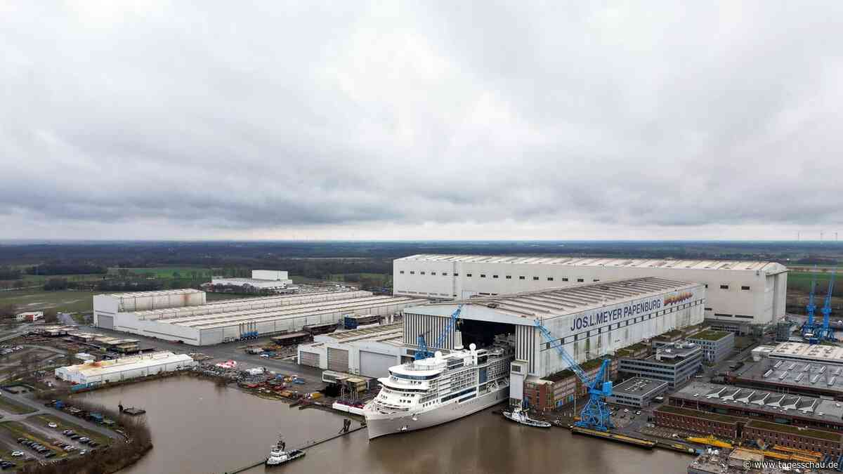 Meyer Werft in Papenburg will rund 440 Stellen abbauen