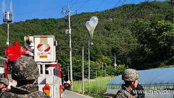 Teilweise mit Kot-Beuteln?: Nordkorea schickt Südkorea massenweise Müll-Ballons