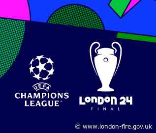 London Fire Brigade warms up for Champions League Final
