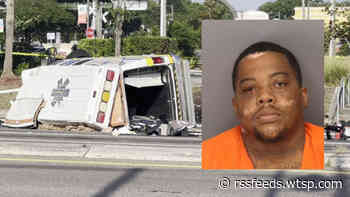 Man charged with DUI in ambulance crash that left 3 others seriously hurt
