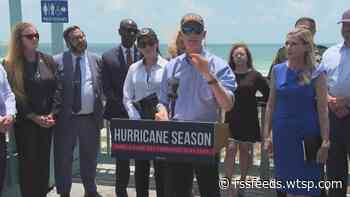 Sen. Scott voices concern with FEMA shortfall, urges hurricane preparedness in St. Pete Beach