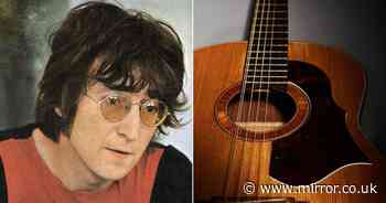 John Lennon guitar found in attic up for auction for more than £700,000