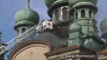 Cleveland firefighters save artifacts during fire in historic church