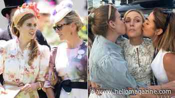 Princess Beatrice kisses cousin Zara Tindall during lavish joint holiday