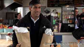 Sunak serves up bacon sandwiches after sleeper train election campaign journey to Cornwall