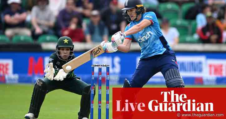 England v Pakistan: third women’s cricket one-day international – live