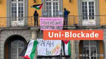 Pro-Palästina-Demonstration an der Uni Bonn: Polizei trägt Demonstrierende weg