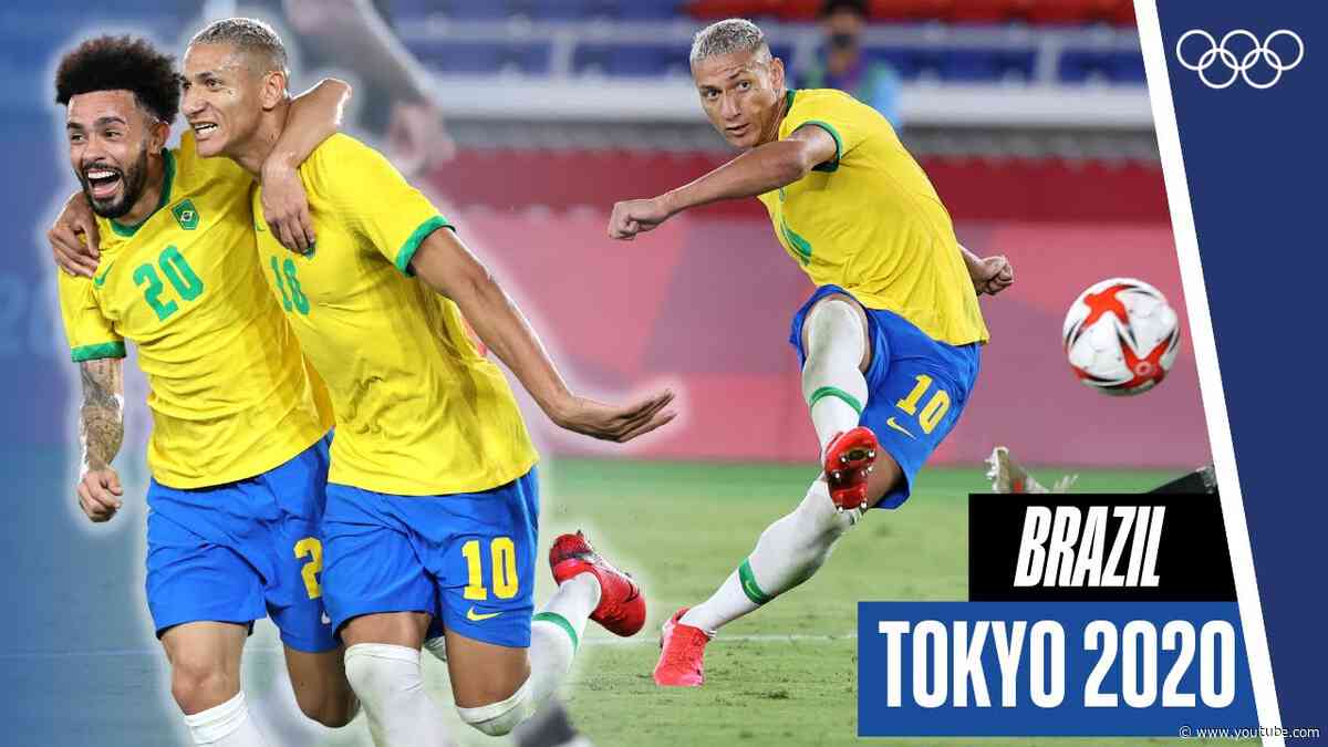 What a finish! 🔥 Every Brazil Goal at Tokyo 2020 🇧🇷⚽️