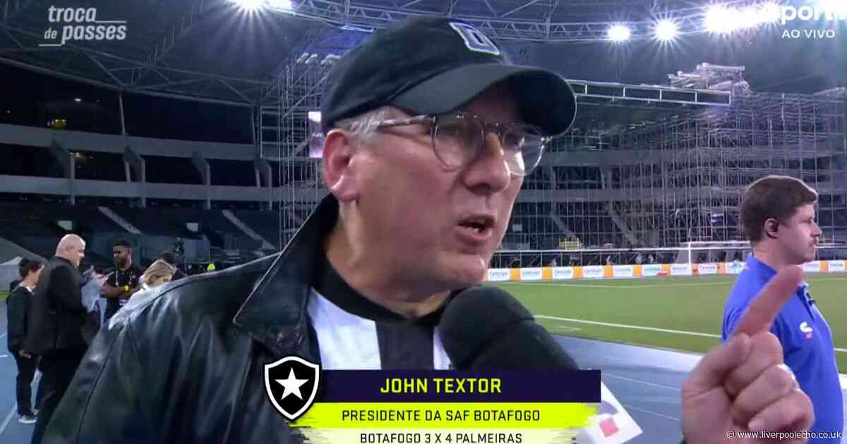 John Textor was banned after X-rated rant over referee decision before Everton takeover bid