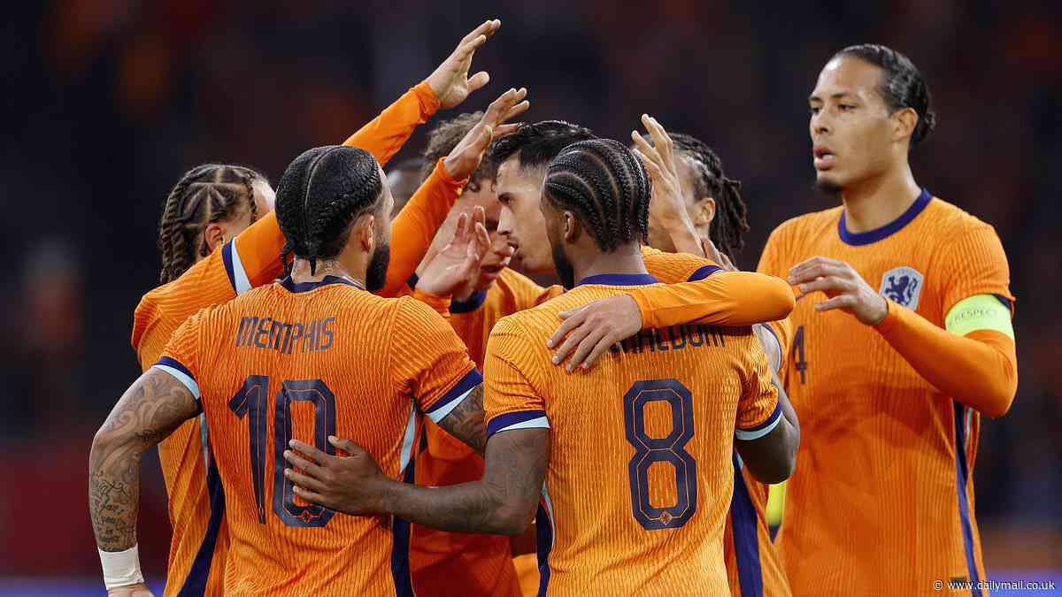 Netherlands confirm their 26-man squad for Euro 2024, with Virgil van Dijk and Memphis Depay included... but one Premier League loanee is dropped from Ronald Koeman's squad