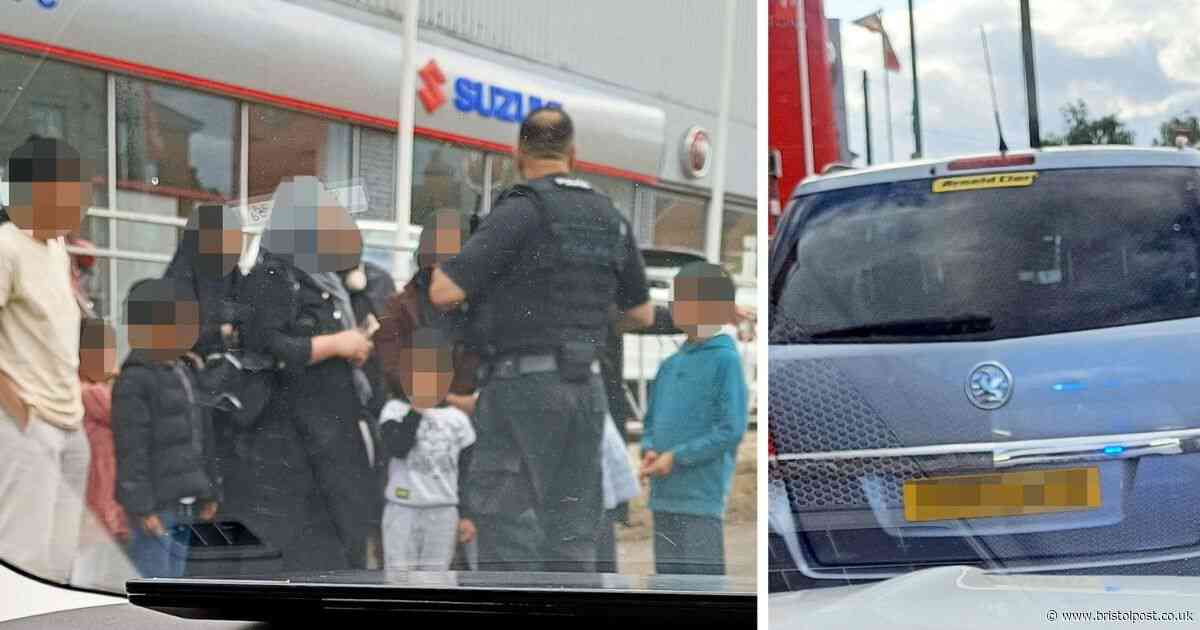 Police left stunned after pulling over car carrying 14 people inside