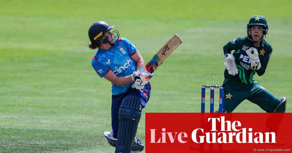 England set Pakistan target of 303 to win third women’s cricket ODI – live