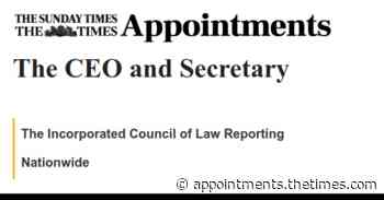 The Incorporated Council of Law Reporting: The CEO and Secretary