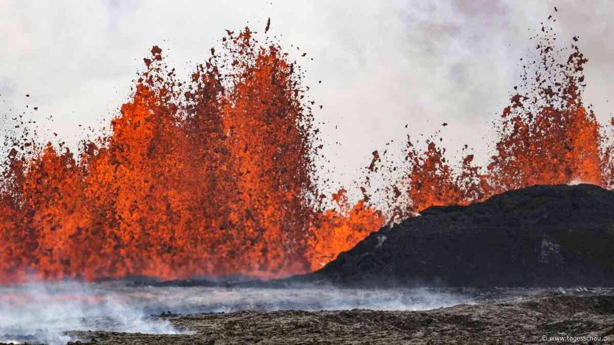 Vulkan in Island spuckt wieder Lava