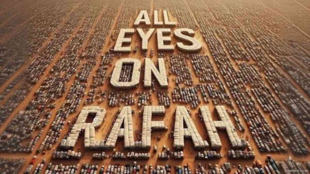 Verzerrtes Bild vom Krisengebiet: KI-Schöpfung "All eyes on Rafah" trendet millionenfach