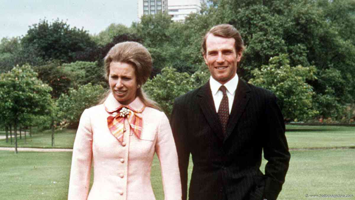 Princess Anne's candy-pink engagement dress and beehive hair worn 52 years ago today