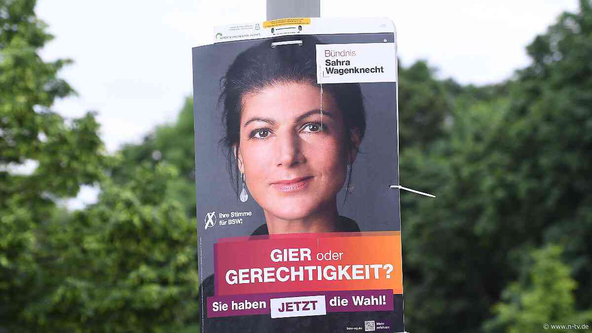 Gericht gibt Sender Recht: Wagenknecht-Partei zu unwichtig für ARD-"Wahlarena"