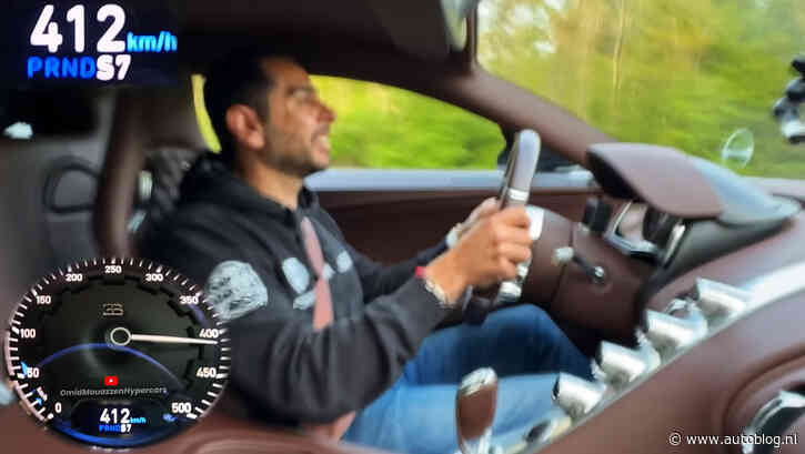 Nóg een Bugatti rijdt 400+ op de Autobahn [video]