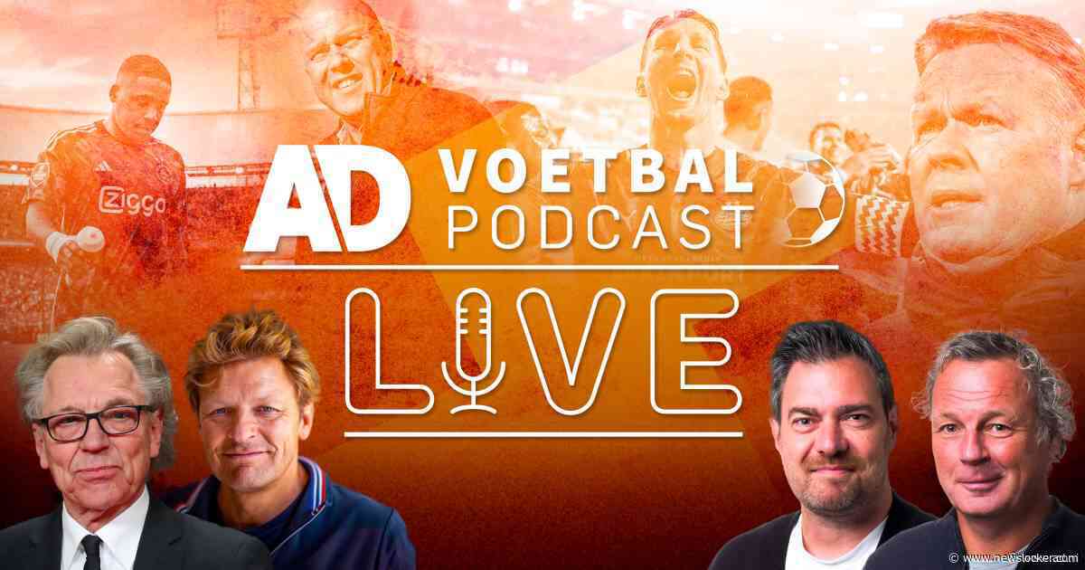Kijk hier LIVE naar de AD Voetbalpodcast in het theater over Oranje, het EK en Arne Slot