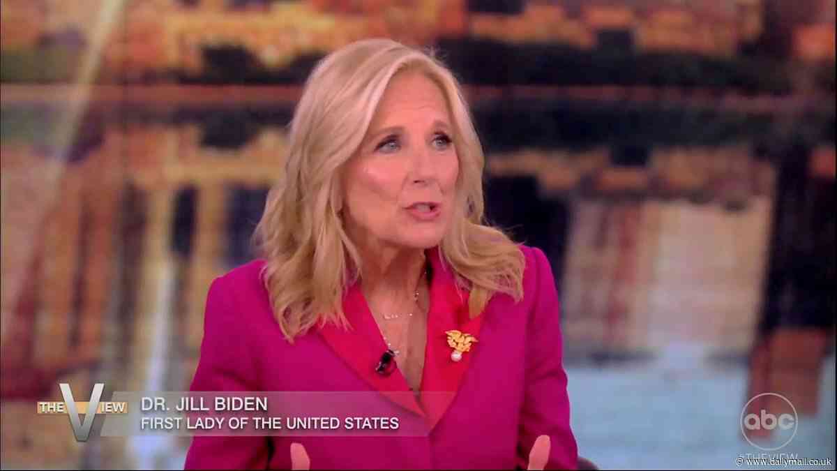 Jill Biden tells The View voters will 'choose good over evil' and back Joe: First lady dismisses dire polls and claims it's Trump who 'can't put a sentence together'